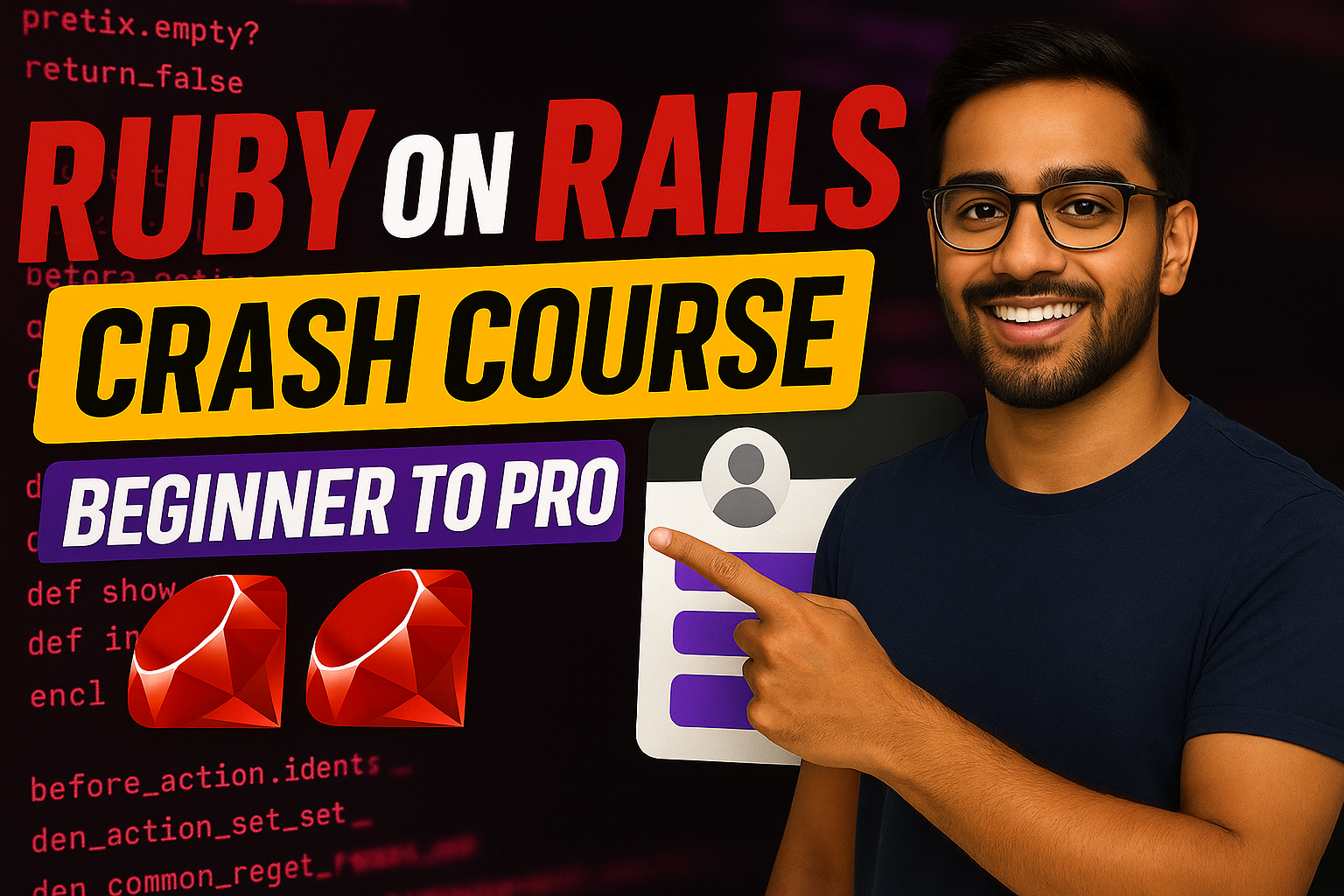 Ruby on Rails Course